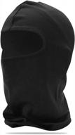 windproof balaclava with uv protection - full face ski mask for skiing, cycling, and motorcycle riding logo