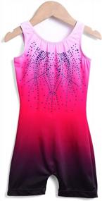 img 2 attached to Sparkling Diamond Girls Gymnastics Leotard For Ballet And Dance - One Piece Outfit By Zaclotre Kid