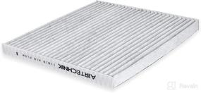 img 2 attached to Premium AirTechnik CF11819 Cabin Air Filter: Activated Carbon, Fits Chevy Captiva, Equinox, GMC Terrain, Hyundai Azera, Santa Fe, Sonata, KIA Cadenza, Optima, Sedona, Saturn Vue