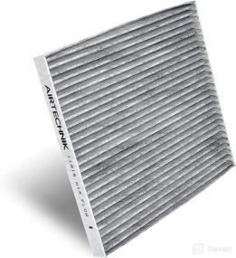 img 1 attached to Premium AirTechnik CF11819 Cabin Air Filter: Activated Carbon, Fits Chevy Captiva, Equinox, GMC Terrain, Hyundai Azera, Santa Fe, Sonata, KIA Cadenza, Optima, Sedona, Saturn Vue