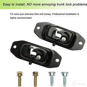 img 1 attached to VEELECP Tailgate Lock Latch Assembly Pair Set Replacement for Chevy Silverado 1500 / 2500HD / 3500HD GMC Sierra 1500 / 2500HD / 3500HD Hummer H3 / H3T 94715027 - Right and Left Side