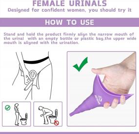 img 1 attached to JefDiee Female Urination Device: Stand And Pee With This Reusable Silicone Urinal - Ideal For Camping, Hiking And Outdoor Activities!