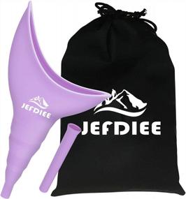 img 4 attached to JefDiee Female Urination Device: Stand And Pee With This Reusable Silicone Urinal - Ideal For Camping, Hiking And Outdoor Activities!