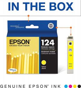 img 3 attached to EPSON T124 DURABrite Ultra Ink Стандартная емкость Желтый картридж (T124420) для выбранных принтеров Epson Stylus и Workforce