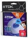 tdk 80 minute cdr80twnml5tg discontinued manufacturer logo