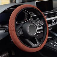 labbyway microfiber steering wheel cover logo