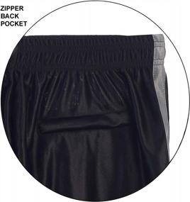img 1 attached to Men'S Elastic Waist Sports Athletic Basketball Shorts By Gioberti