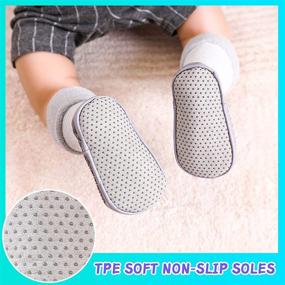 img 3 attached to 👶 EOCOM Toddlers Non-Skid Slipper Moccasins - Boys' Shoes and Slippers