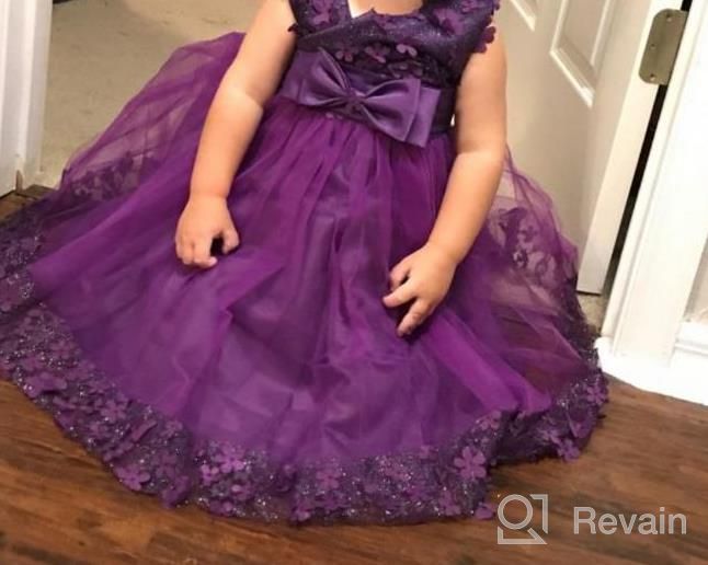 img 1 attached to FKKFYY 2-10T Pageant Princess Wedding Prom Ball Gown Formal Dresses review by Alexandra Johnson