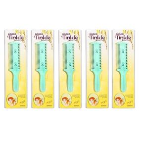 img 4 attached to TINKLE Hair Cutter, Efficient And Reliable Hair Trimmer For Self-Styling, Hair Razor Comb Pack Of Two With Replaceable Blades, Hair Clippers With Long And Short Comb Teeth For Precise Thinning Tinkle Hair Cutter And Comb (5 Pack)