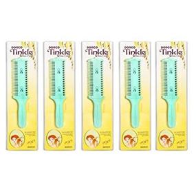 img 3 attached to TINKLE Hair Cutter, Efficient And Reliable Hair Trimmer For Self-Styling, Hair Razor Comb Pack Of Two With Replaceable Blades, Hair Clippers With Long And Short Comb Teeth For Precise Thinning Tinkle Hair Cutter And Comb (5 Pack)