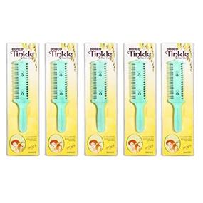 img 2 attached to TINKLE Hair Cutter, Efficient And Reliable Hair Trimmer For Self-Styling, Hair Razor Comb Pack Of Two With Replaceable Blades, Hair Clippers With Long And Short Comb Teeth For Precise Thinning Tinkle Hair Cutter And Comb (5 Pack)