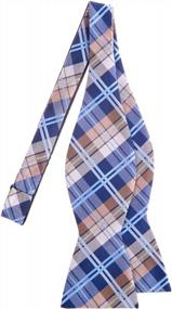 img 1 attached to Classic Sophistication With Retreez Tartan Plaid Check Self-Tie Microfiber Bow Tie