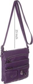 img 2 attached to Jonvikki Small Crossbody Synthetic Leather Women's Handbags & Wallets at Crossbody Bags