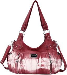 img 4 attached to 👜 Exquisite Angel Kiss Handbags Shoulder AK19244 3Z: Chic Hobo Bags for Stylish Women