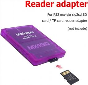 img 2 attached to MX4SIO SIO2SD Адаптер карты памяти Запасной кард-ридер для PS2-совместим с безопасными цифровыми и TF-картами (карта не входит в комплект) (оранжевый)
