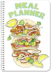 img 3 attached to BookFactory Meal Planner Journal/Food Prep Log Book/Meal Planning Logbook, Wire-O - TransLux Cover, 106 Pages, 6" X 9"(FOOD-100-69CW-PP-(MealPlanner))