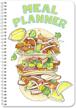 bookfactory meal planner journal/food prep log book/meal planning logbook, wire-o - translux cover, 106 pages, 6" x 9"(food-100-69cw-pp-(mealplanner)) logo