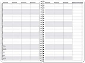 img 1 attached to BookFactory Meal Planner Journal/Food Prep Log Book/Meal Planning Logbook, Wire-O - TransLux Cover, 106 Pages, 6" X 9"(FOOD-100-69CW-PP-(MealPlanner))