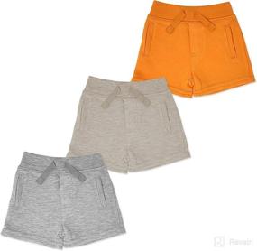 img 3 attached to 🩳 Andrew Scott Unisex French Terry Cotton Drawstring Shorts - Multi Packs (Assorted Colors - 3 Pack Grab Bag)