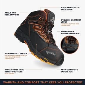 img 2 attached to Men'S PolarForce Hiker Boots By RefrigiWear - Insulated Work Boots, Comfort Rated To -30°F