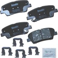 bendix premium copper free cfc1439 ceramic brake pad: rear installation hardware included логотип