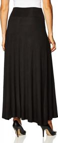img 3 attached to 👗 AGB Women's Soft Knit Maxi Skirt - Petite, Standard, and Plus Sizes - Enhanced SEO