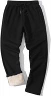 shiyifa sweatpants thermal pockets 01black men's clothing and active logo