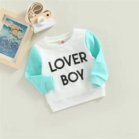 img 2 attached to 👶 Adorable Baby Girls Mama is My Bestie Print Sweater: Stylish Long Sleeve Pullover Top for Fall and Winter