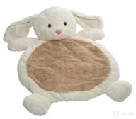 🐰 discover the perfectly soft mary meyer bestever baby mat, cream bunny logo