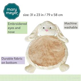 img 1 attached to 🐰 Discover the Perfectly Soft Mary Meyer Bestever Baby Mat, Cream Bunny