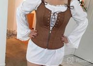 img 1 attached to Steampunk Corset Bustier - Vintage Renaissance Style By Bslingerie® For Women review by Jeff Davidson
