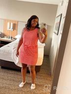 img 1 attached to Zengjo Striped Sleeveless Dresses With Pockets For Women review by Dan Brickley