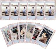iridescent acrylic magnetic frames for fujifilm instax mini and polaroid films - 12 pack by winkine логотип