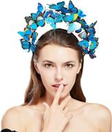 🦋 stylish butterfly fascinator headband: exquisite women's accessory for special occasions by coucoland accessories логотип