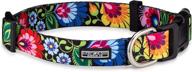 🐾 dog collar combo set - lucky love, matching collar & leash for small to large breeds, convenient & reliable logo