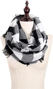 img 1 attached to 🧣 Chic and Versatile: StylesILove Collection Infinity Regular Buffalo Women's Accessories featuring Scarves & Wraps