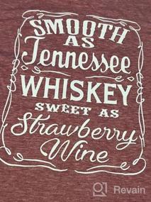 img 5 attached to Plus Size Women'S Tennessee Whiskey & Strawberry Wine T-Shirt - Short Sleeve Country Drinking Tee With HDLTE Design