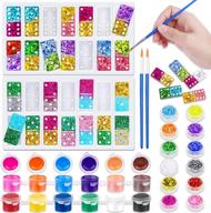 thrilez resin domino mold set - perfect for epoxy resin crafts & jewelry making! logo