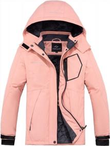 img 4 attached to Women'S Waterproof Ski Jacket: Keep Warm & Dry In Winter Snow With FARVALUE Windproof Snowboard Coat!