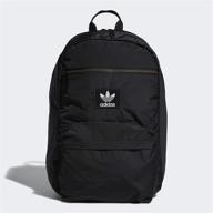 🎒 adidas originals national plus backpack: sleek & stylish black design in one size logo