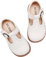 👧 dadawen classic school uniform flats for toddler girls' shoes логотип