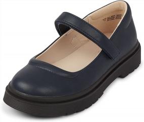 img 3 attached to Stylish And Durable Children'S Uniform Shoes - Mary Jane Flat From The Children'S Place