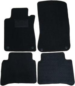 img 4 attached to 🚗 2003-2008 Benz W211 E-Class 4Dr Factory Fitment Floor Mats Front & Rear Nylon - IKON MOTORSPORTS | Fits 2004-2007 Models