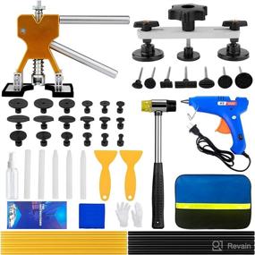 img 4 attached to 🔧 Efficient and Professional: ZEUSFIRE 52PCS Dent Puller Kit for Easy Car Dent Removal and Repair
