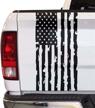 distressed american tailgate compatible sticker exterior accessories logo