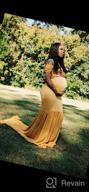 img 1 attached to Gorgeous Off Shoulder Mermaid Gown For Maternity Photo Shoot | ZIUMUDY review by Pete Martin