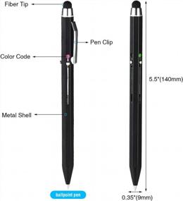 img 3 attached to 5-In-1 Multifunctional Stylus Pen For Touch Screens With Multicolored Ink And Metal Gift Box - SMTTW