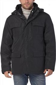 img 4 attached to Men'S Waterproof Hooded Down Parka Coat - BGSD Peter 3-In-1 (Regular & Big/Tall Sizes Available)