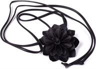 🌸 stylish medeshe braided leather fashion flowers women's accessories: perfect belts for added elegance логотип